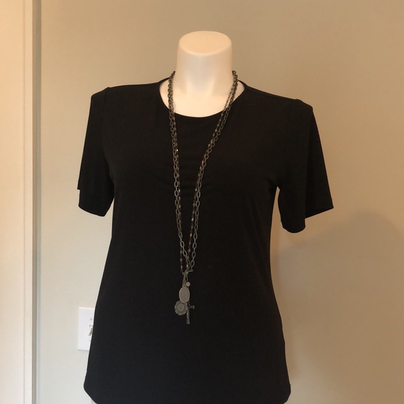 Statement necklace featuring collection of replicas of religious iconography. - Picture 6 of 7